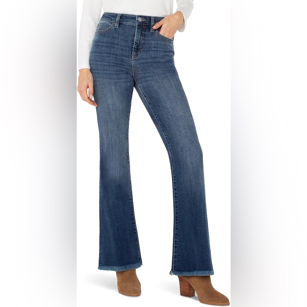 Liverpool Dark Blue Flare Jeans